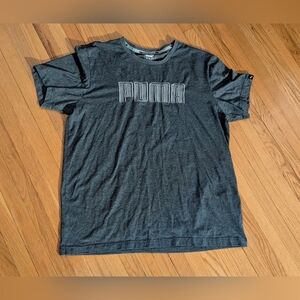 PUMA Dark Gray Short Sleeve Tee